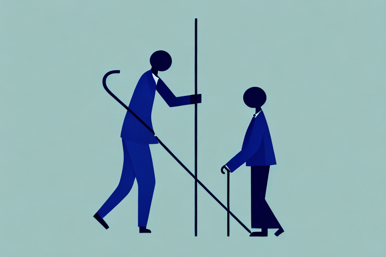 Why do you use a cane on the opposite side of the injury?